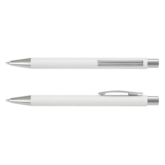 Unley Soft Touch Pens White